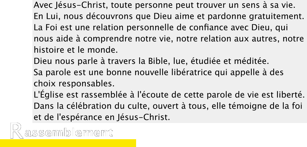 Avec Jésus-Christ, toute personne peut